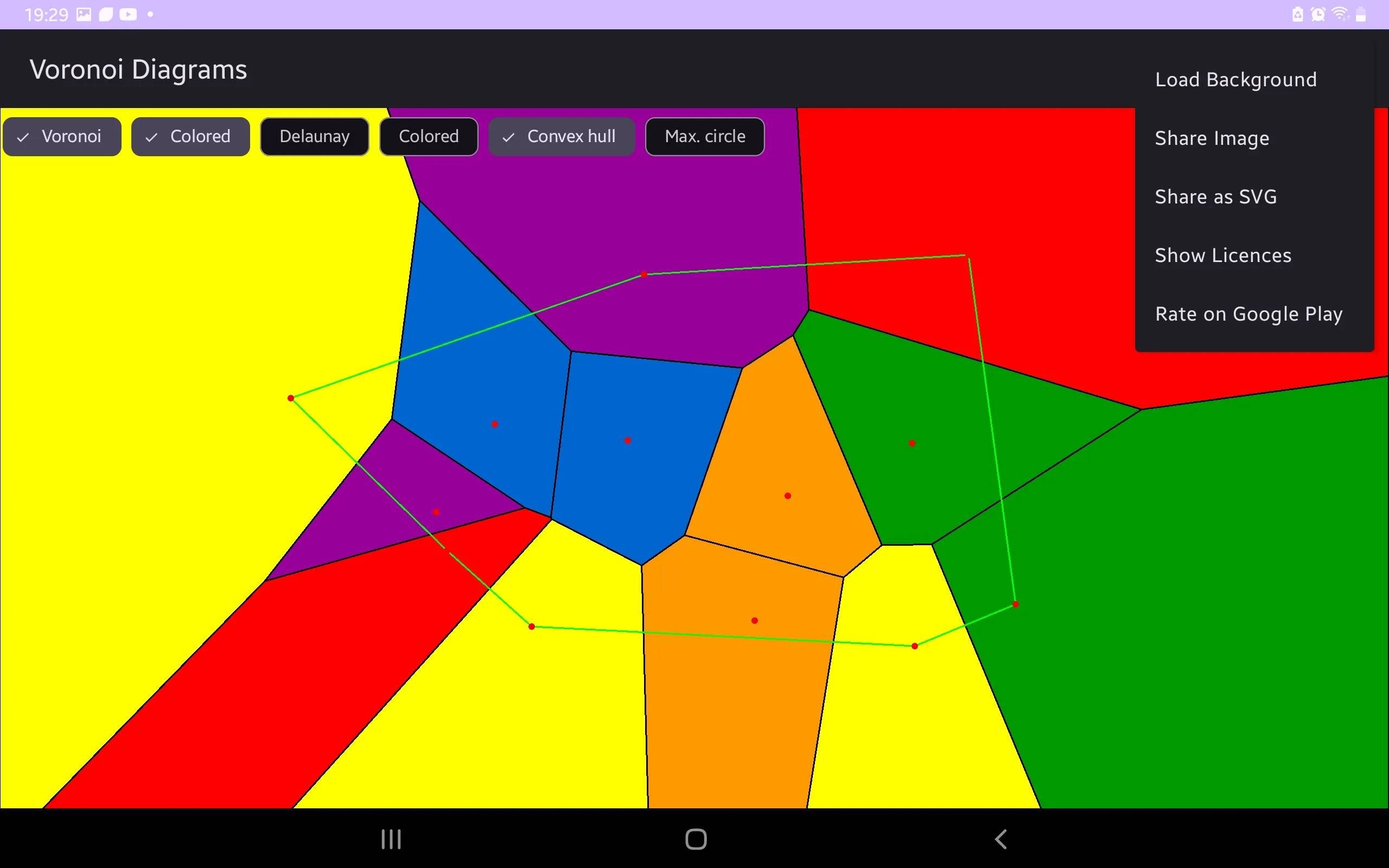 Voronoi Diagram | Indus Appstore | Screenshot