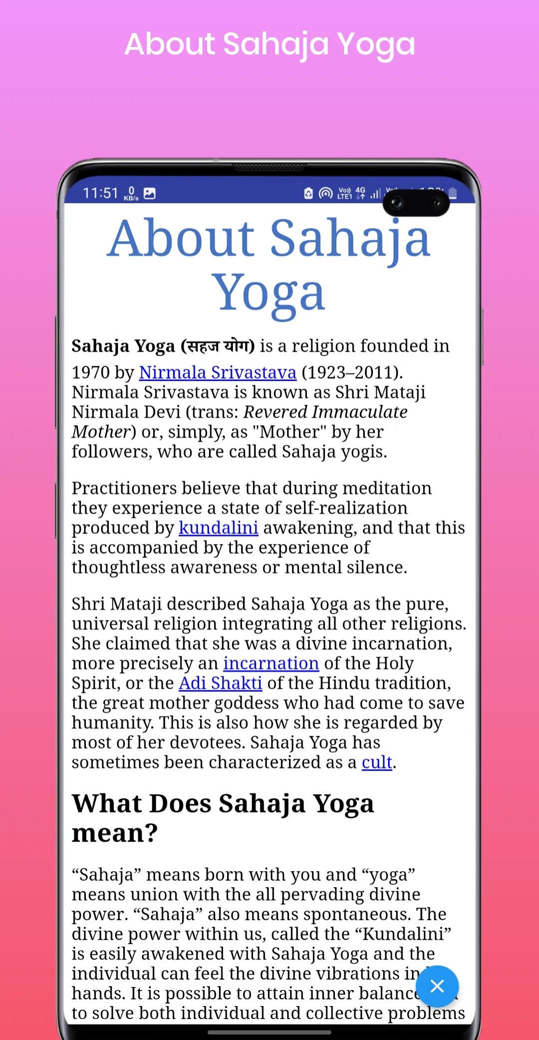 Shree Sahaja Yoga App | Indus Appstore | Screenshot