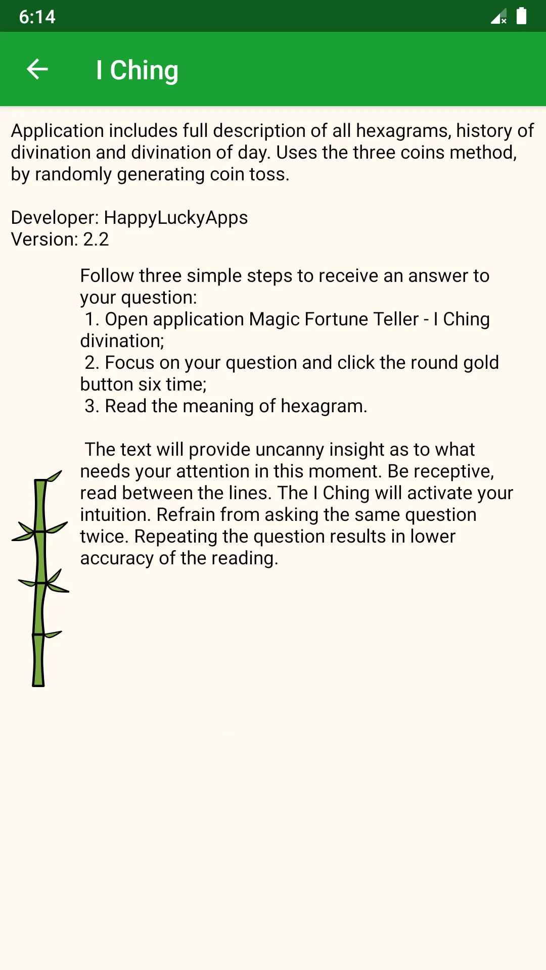 IChing Book of Changes | Indus Appstore | Screenshot