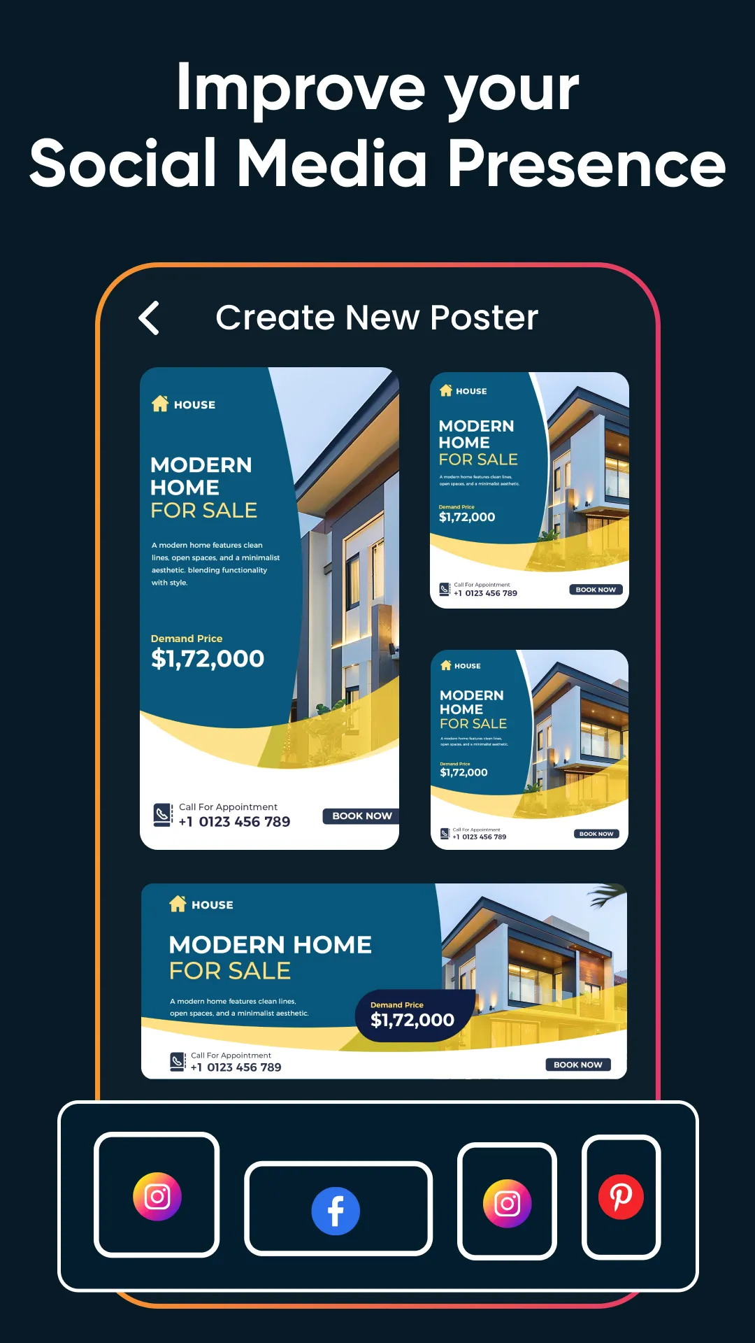 Poster Maker, Flyer Maker | Indus Appstore | Screenshot