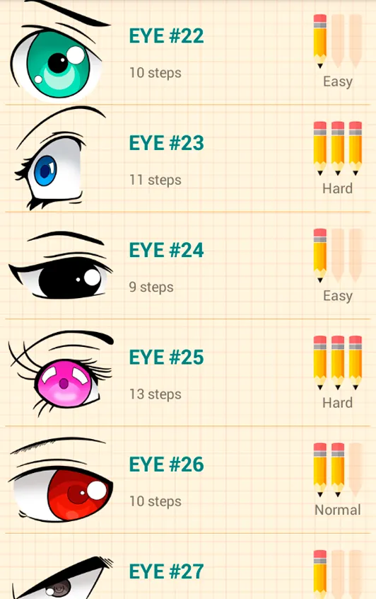 How to Draw Anime Eyes | Indus Appstore | Screenshot