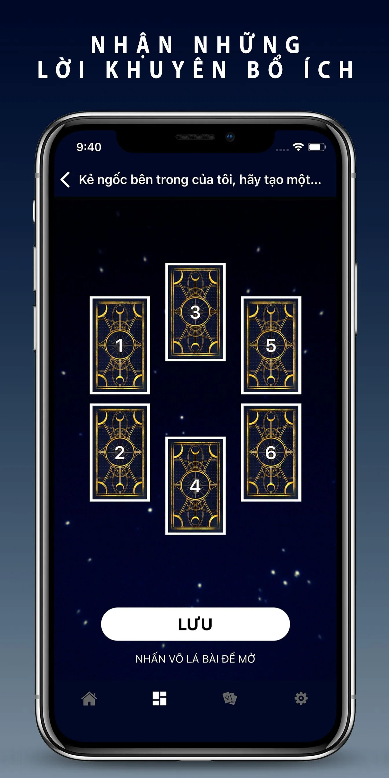 Bói bài Tarot : Tu vi boi bai  | Indus Appstore | Screenshot