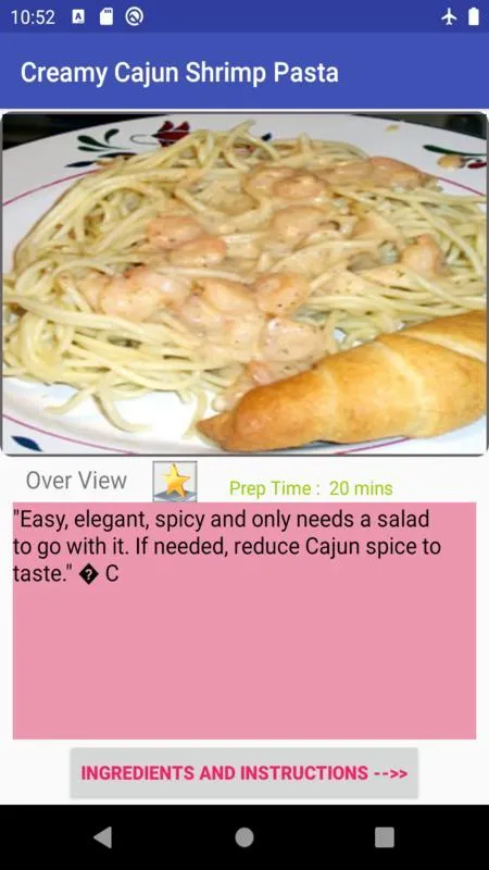 pasta n 30 minute: food recipe | Indus Appstore | Screenshot