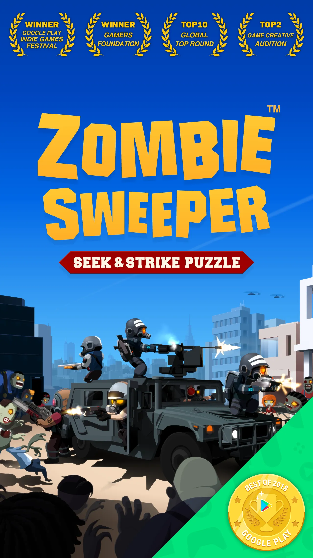 Zombie Sweeper: Seek & Strike | Indus Appstore | Screenshot