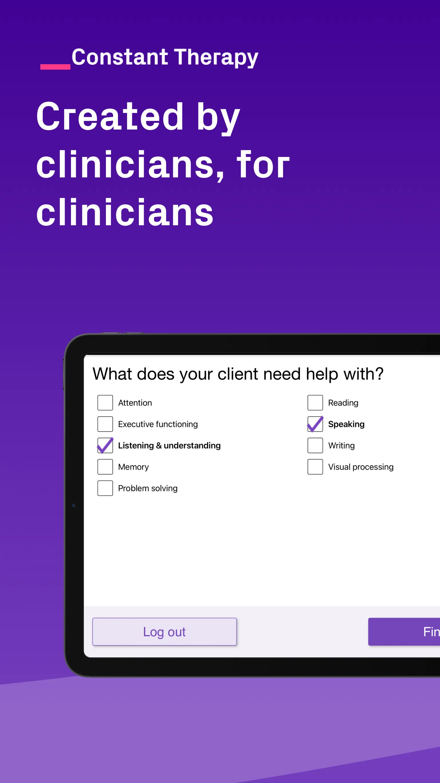 Constant Therapy Clinician | Indus Appstore | Screenshot