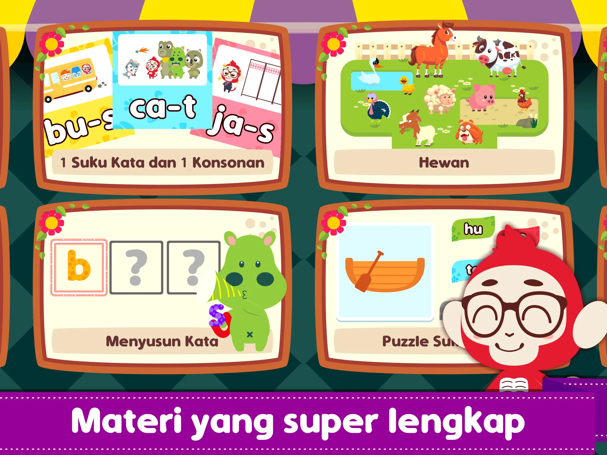 Belajar Membaca Bersama Marbel | Indus Appstore | Screenshot