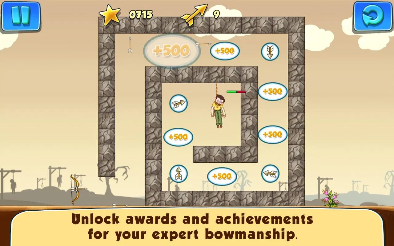 Gibbets 2: Bow Arcade Puzzle | Indus Appstore | Screenshot