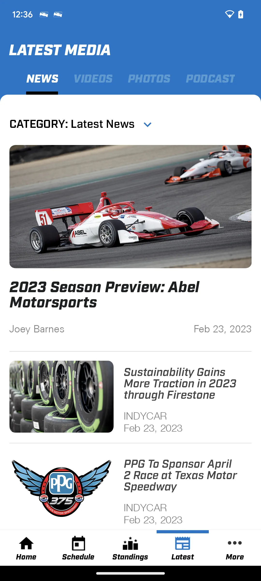 INDYCAR | Indus Appstore | Screenshot