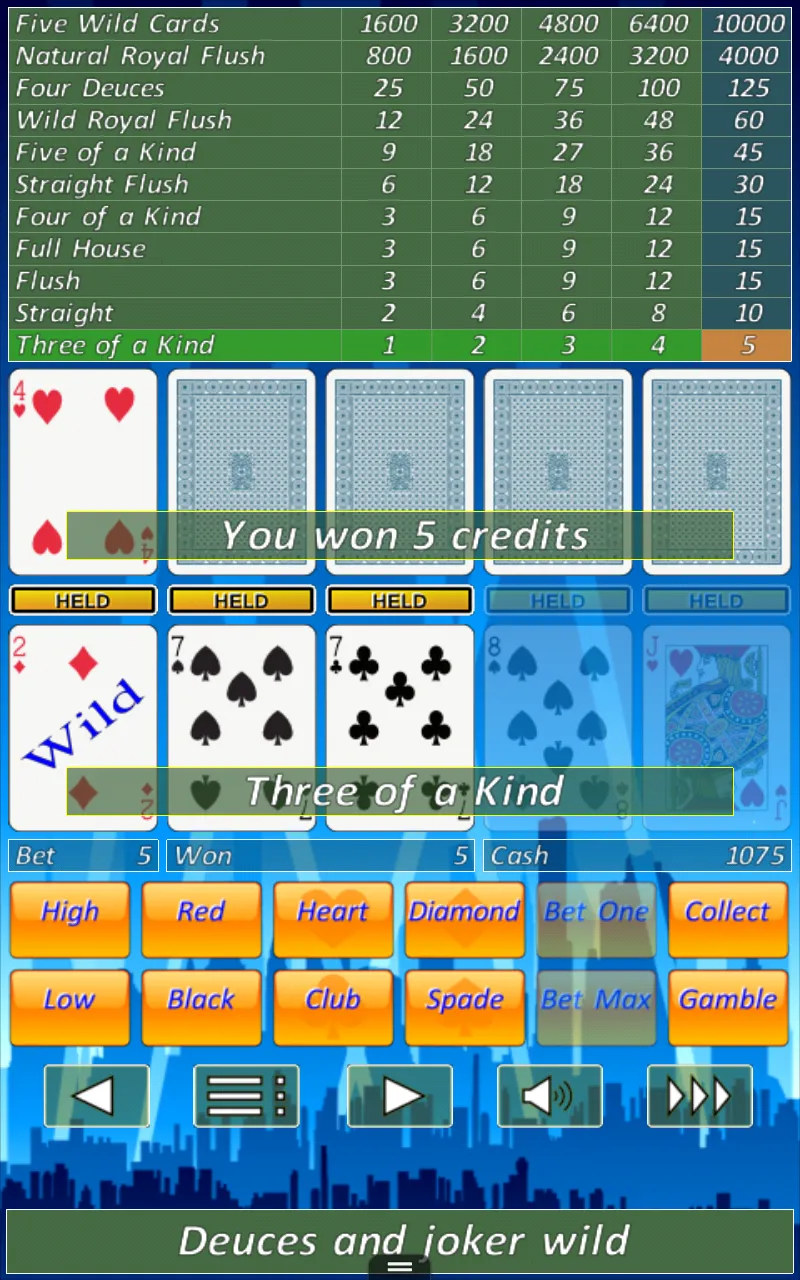 Video Poker Slot Machine. | Indus Appstore | Screenshot