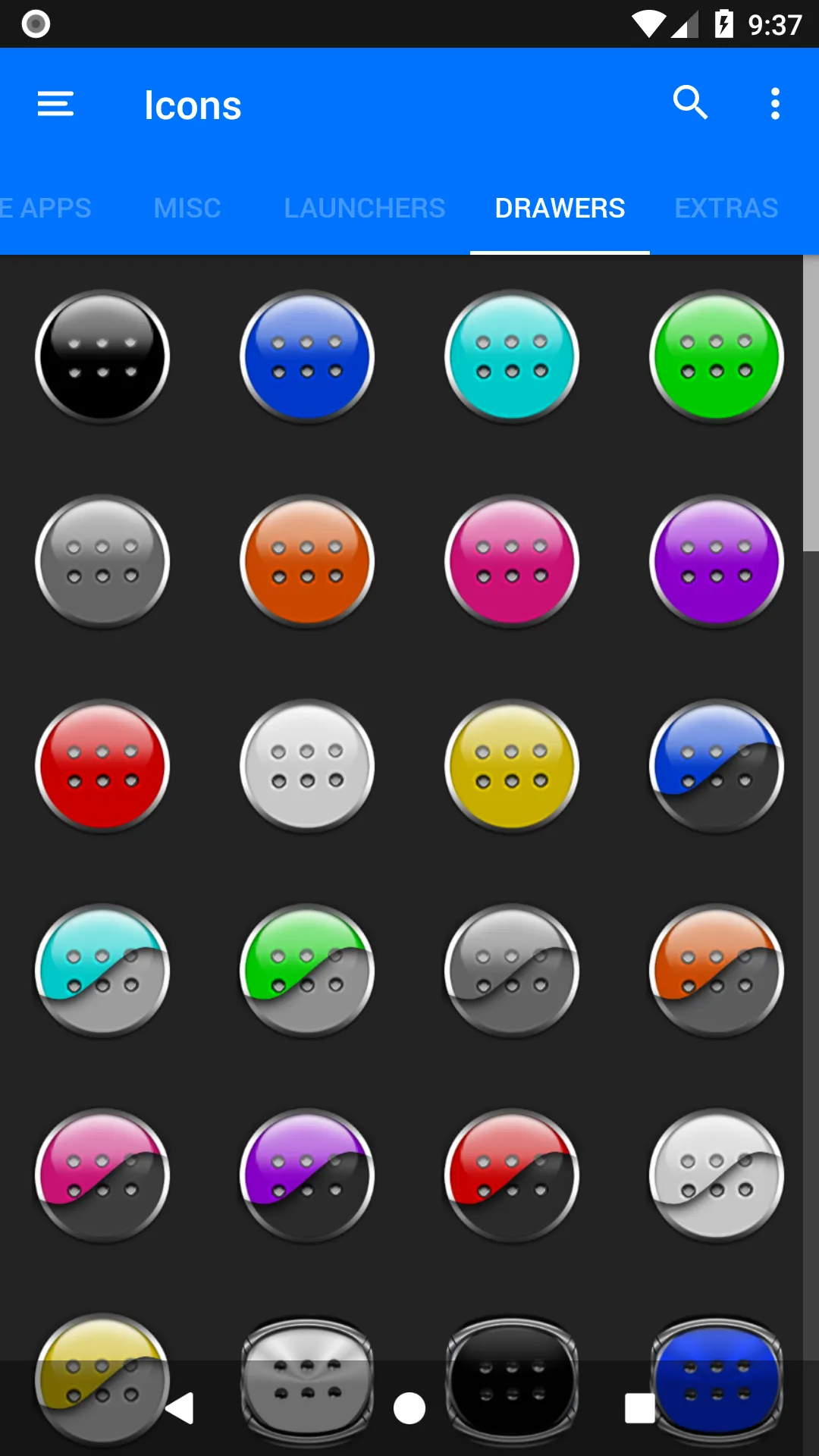 Wicked Teal Icon Pack | Indus Appstore | Screenshot