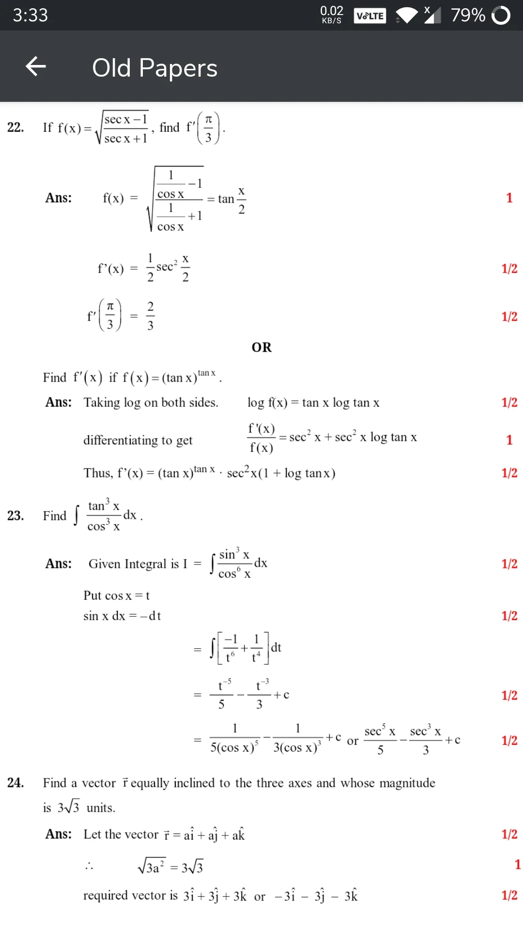 Class 12 Maths Solution Notes | Indus Appstore | Screenshot