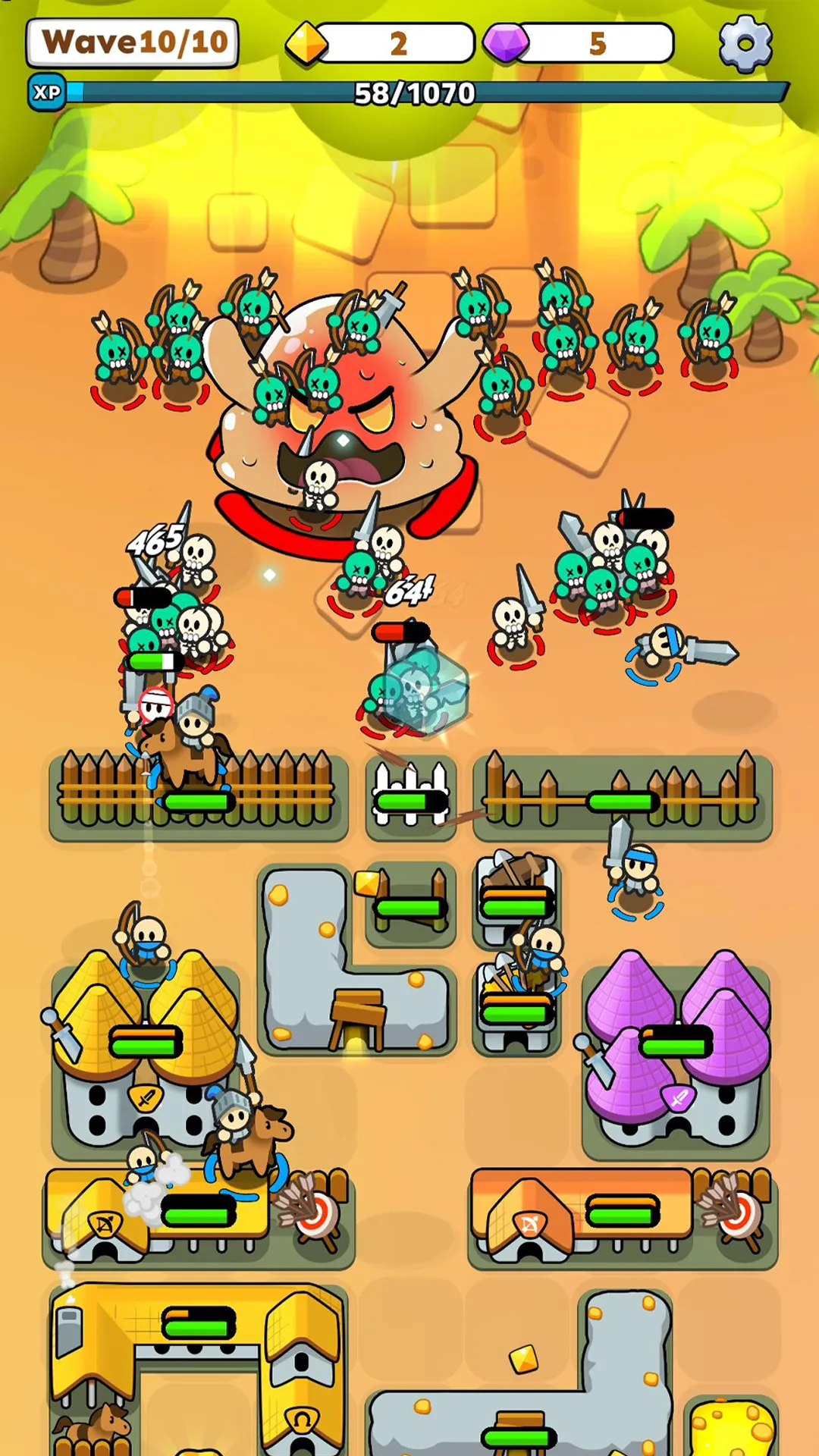Fortress Merge: Puzzle Defense | Indus Appstore | Screenshot