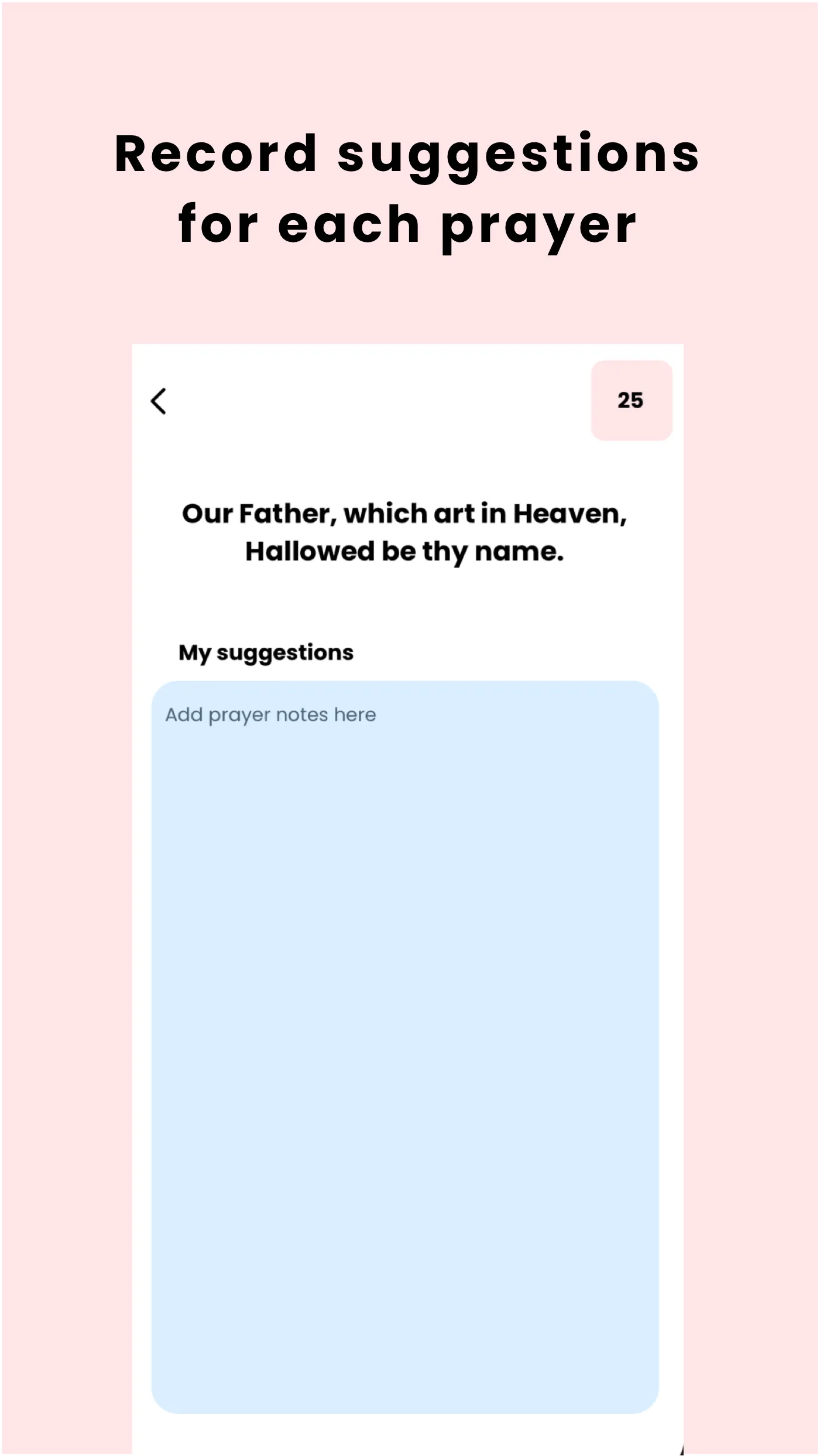 Prayer Planner | Indus Appstore | Screenshot