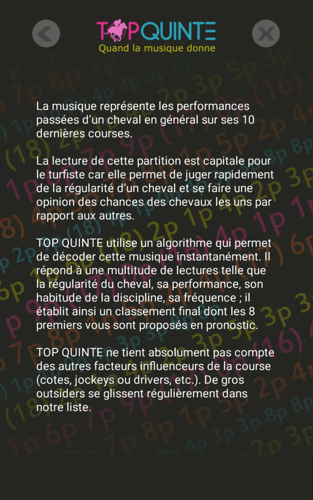 Top Quinté - Gagner avec la mu | Indus Appstore | Screenshot