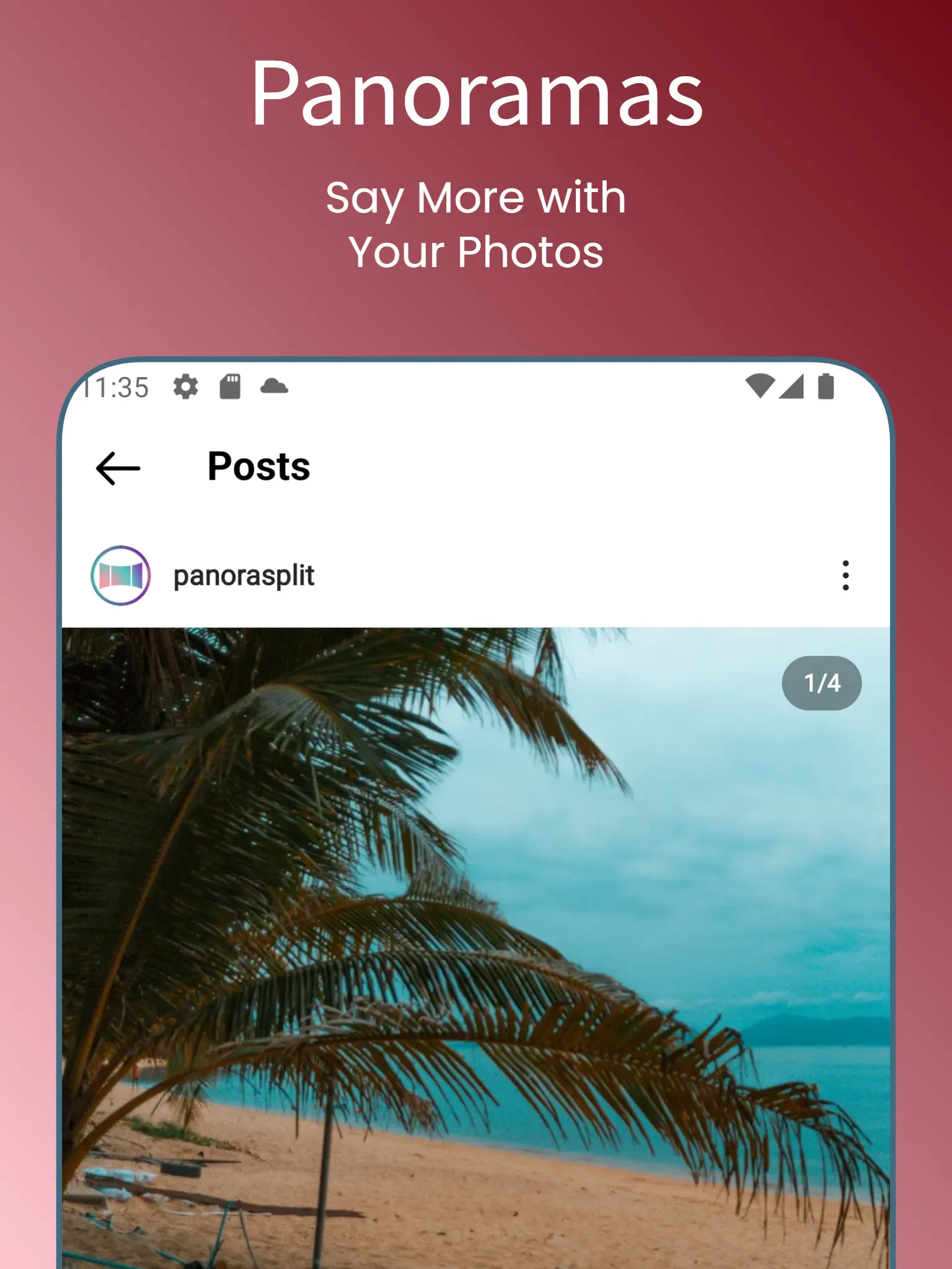 PanoraSplit - Panorama Maker | Indus Appstore | Screenshot