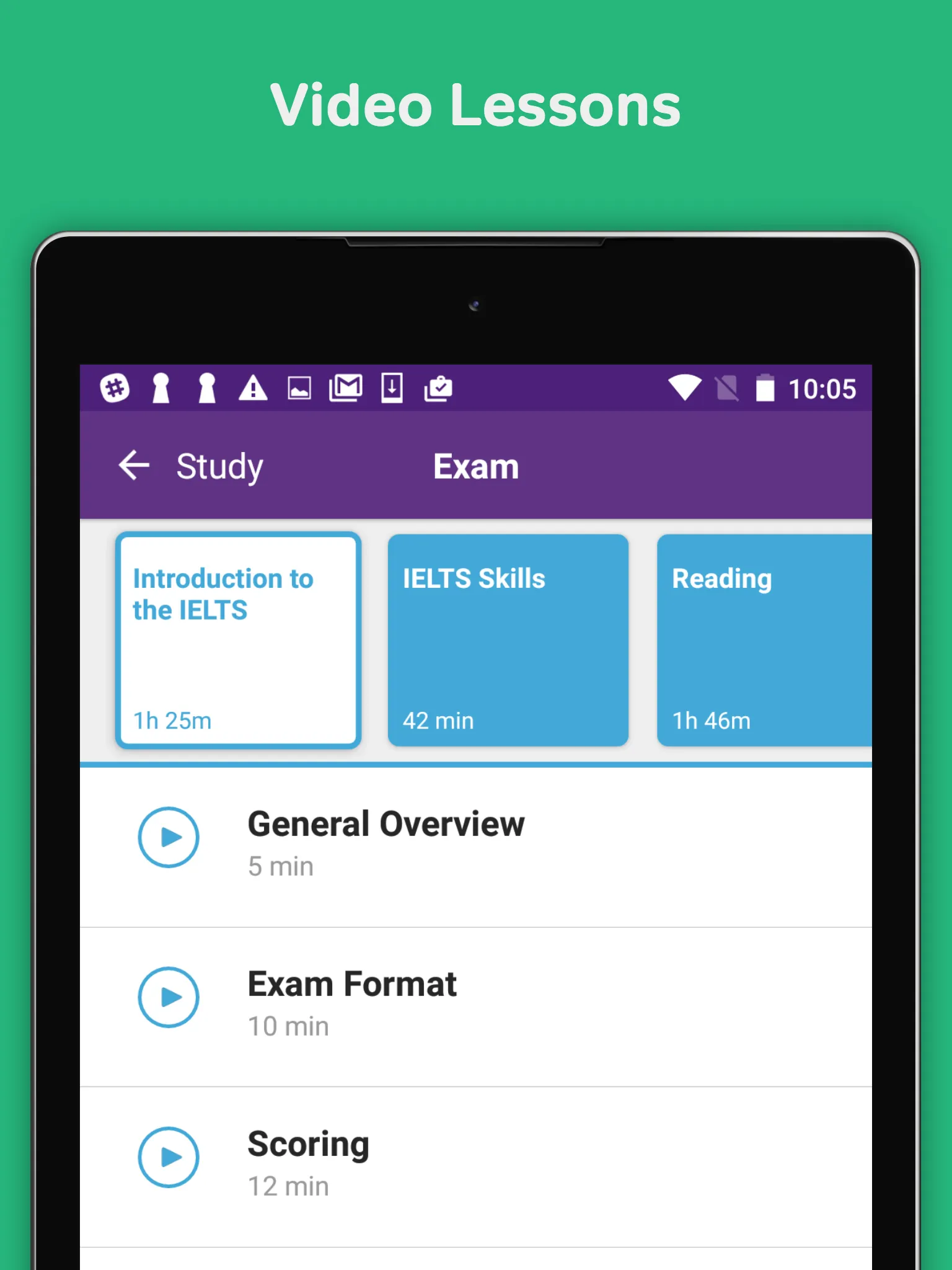 IELTS Exam Preparation, Lesson | Indus Appstore | Screenshot