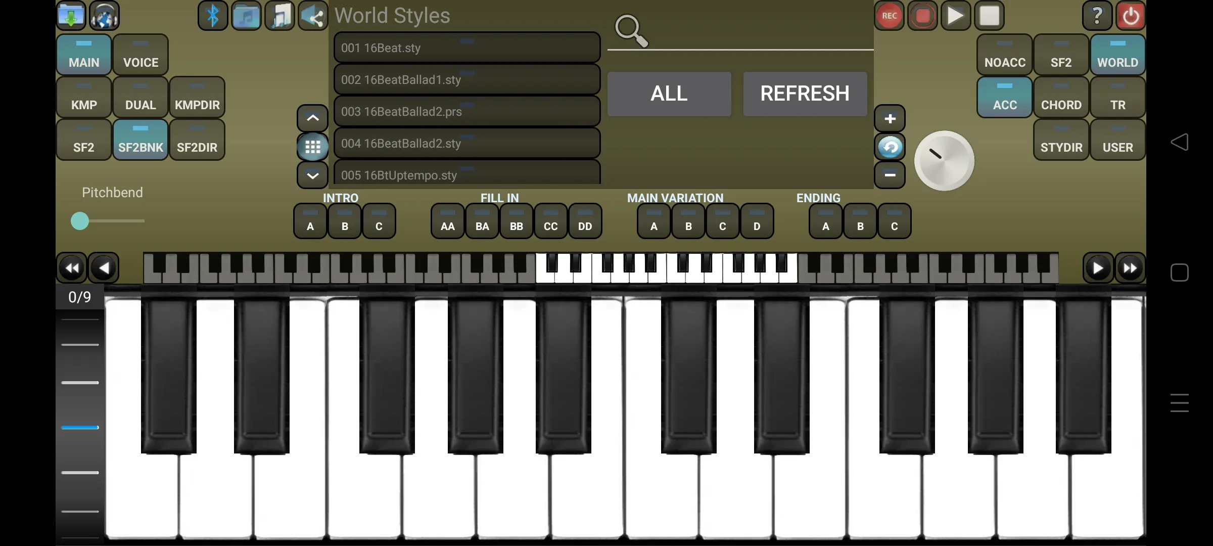 Arranger Keyboard | Indus Appstore | Screenshot