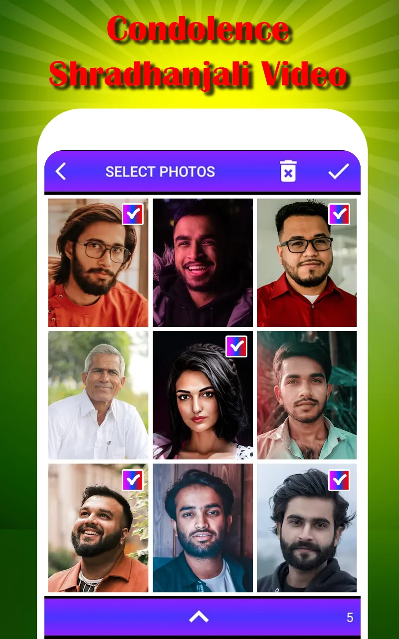 Condolence shradhanjali video | Indus Appstore | Screenshot