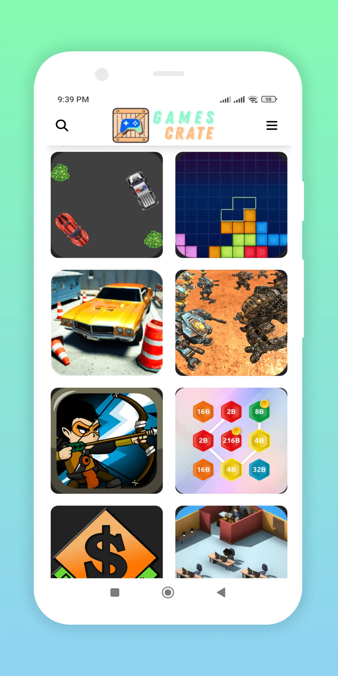 Games Crate: 999+ Arcade Games | Indus Appstore | Screenshot