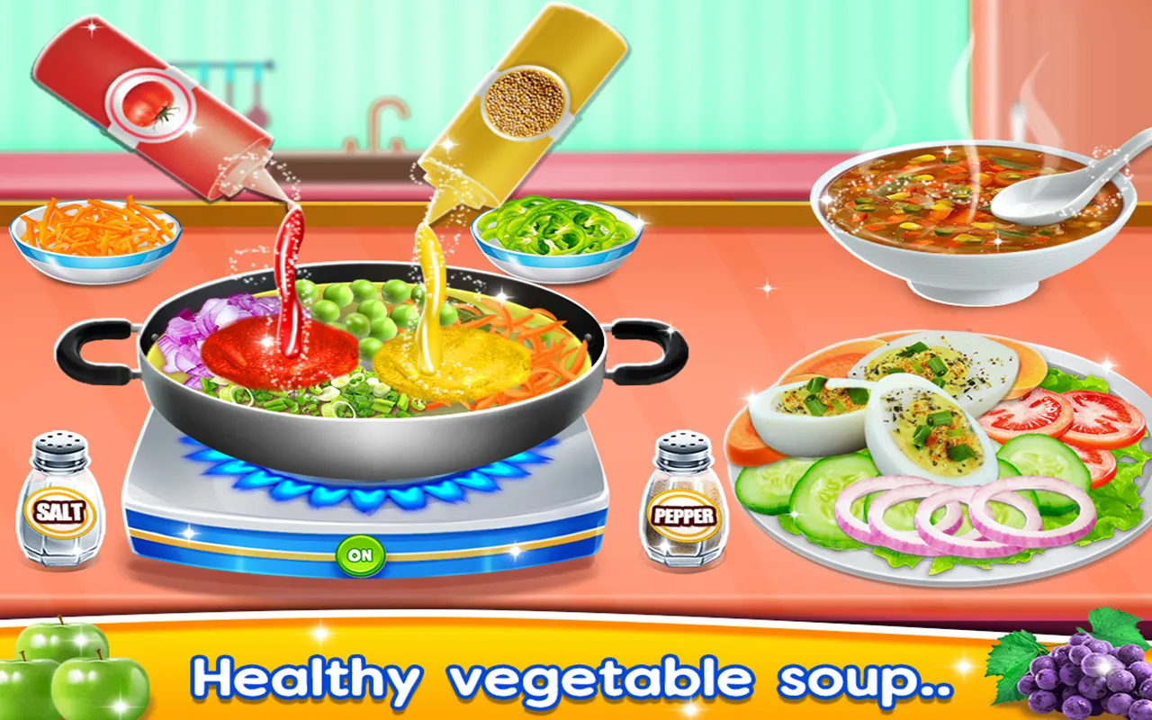 Healthy Diet Food Cooking Game | Indus Appstore | Screenshot