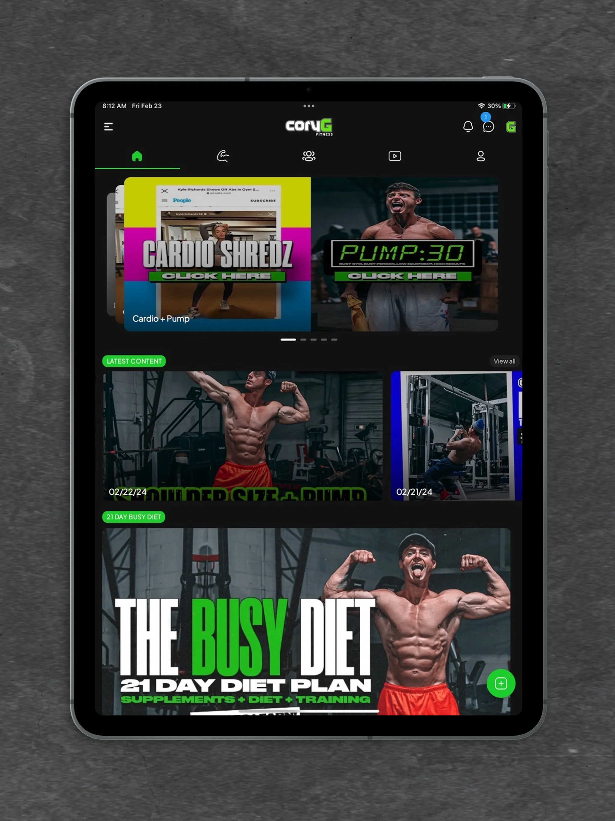 CoryG Fitness | Indus Appstore | Screenshot