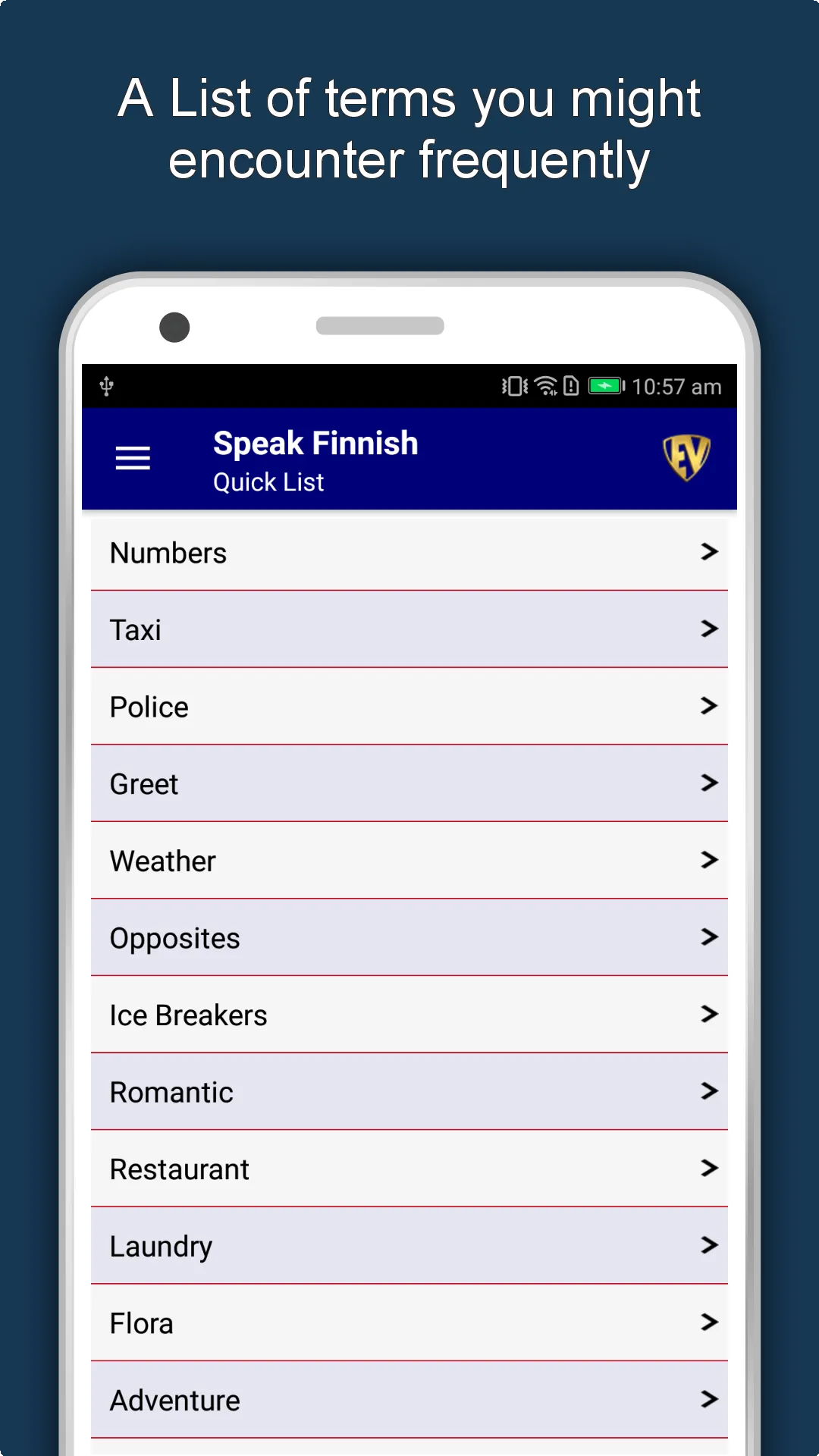 Learn Finnish Language Offline | Indus Appstore | Screenshot