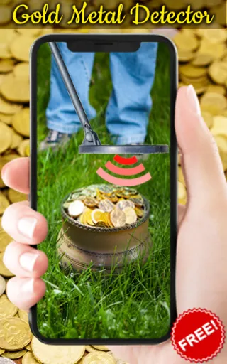 Gold Metal Detector StudFinder | Indus Appstore | Screenshot
