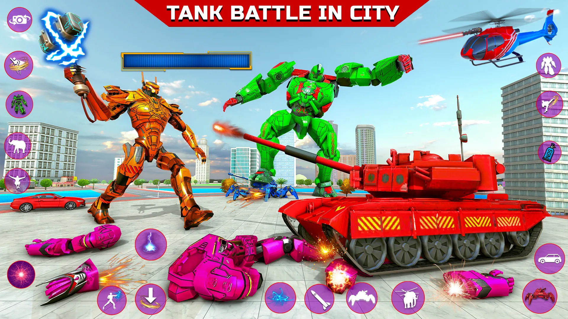 Spider Mech Wars - Robot Game | Indus Appstore | Screenshot