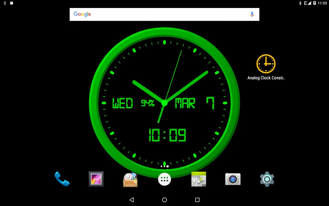 Analog Clock-7 Mobile | Indus Appstore | Screenshot