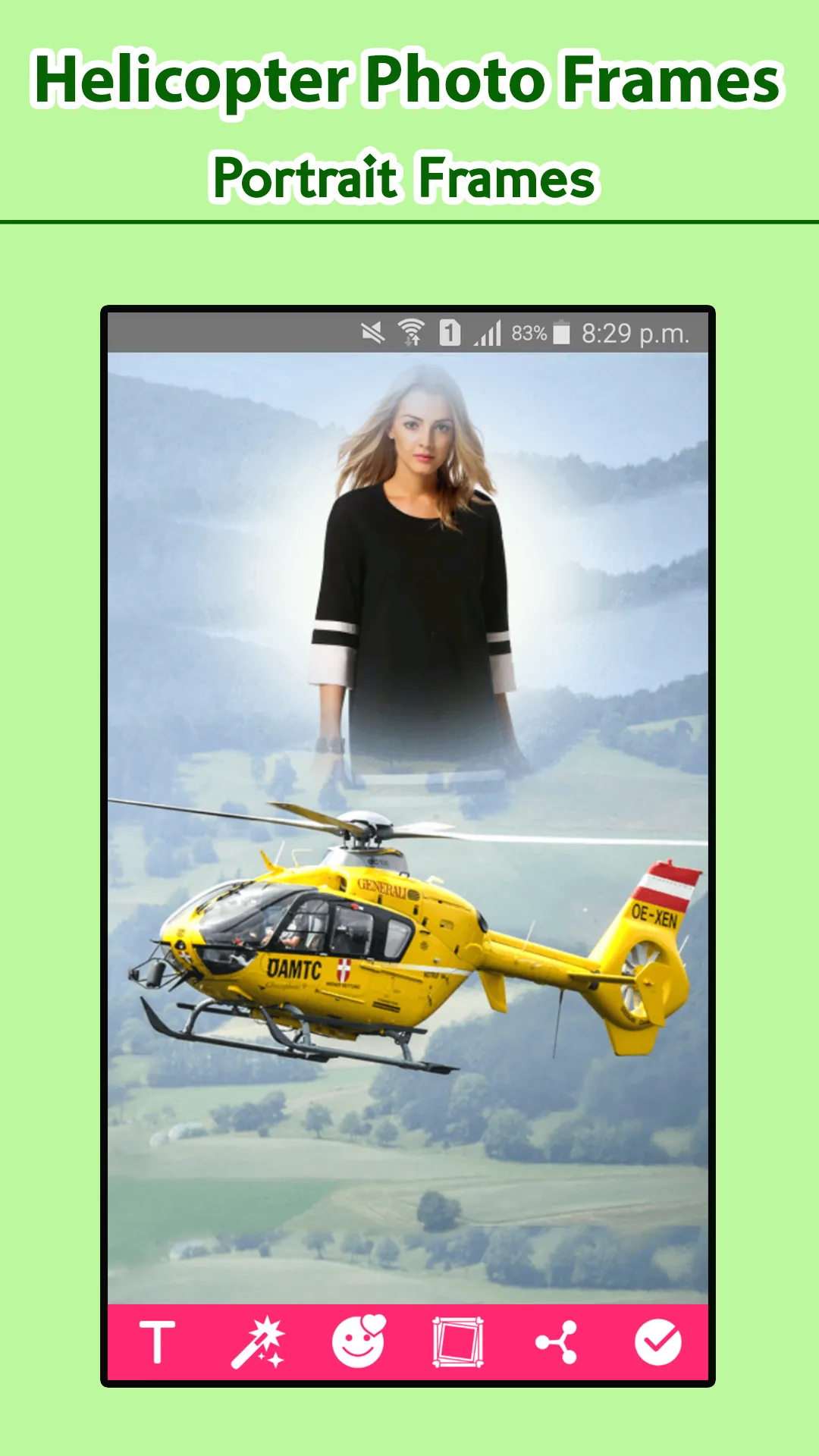 Helicopter Photo Frames | Indus Appstore | Screenshot