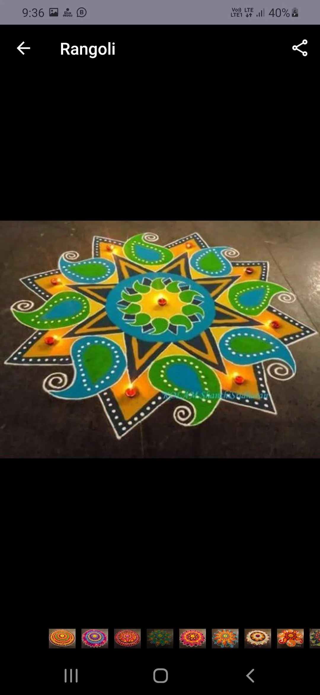 5000+ Latest Rangoli Design | Indus Appstore | Screenshot