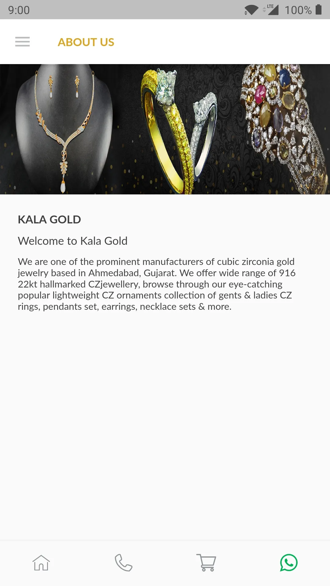 Kala Gold - CZ Gold Jewelry Ma | Indus Appstore | Screenshot