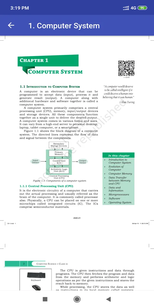 Class 11 Computer Science NCER | Indus Appstore | Screenshot