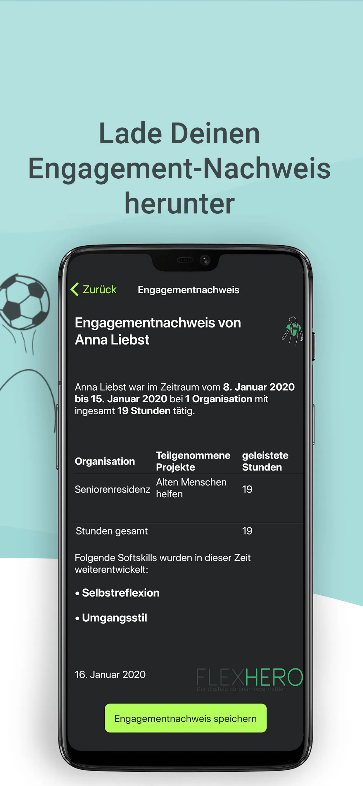 FlexHero – finde dein Ehrenamt | Indus Appstore | Screenshot