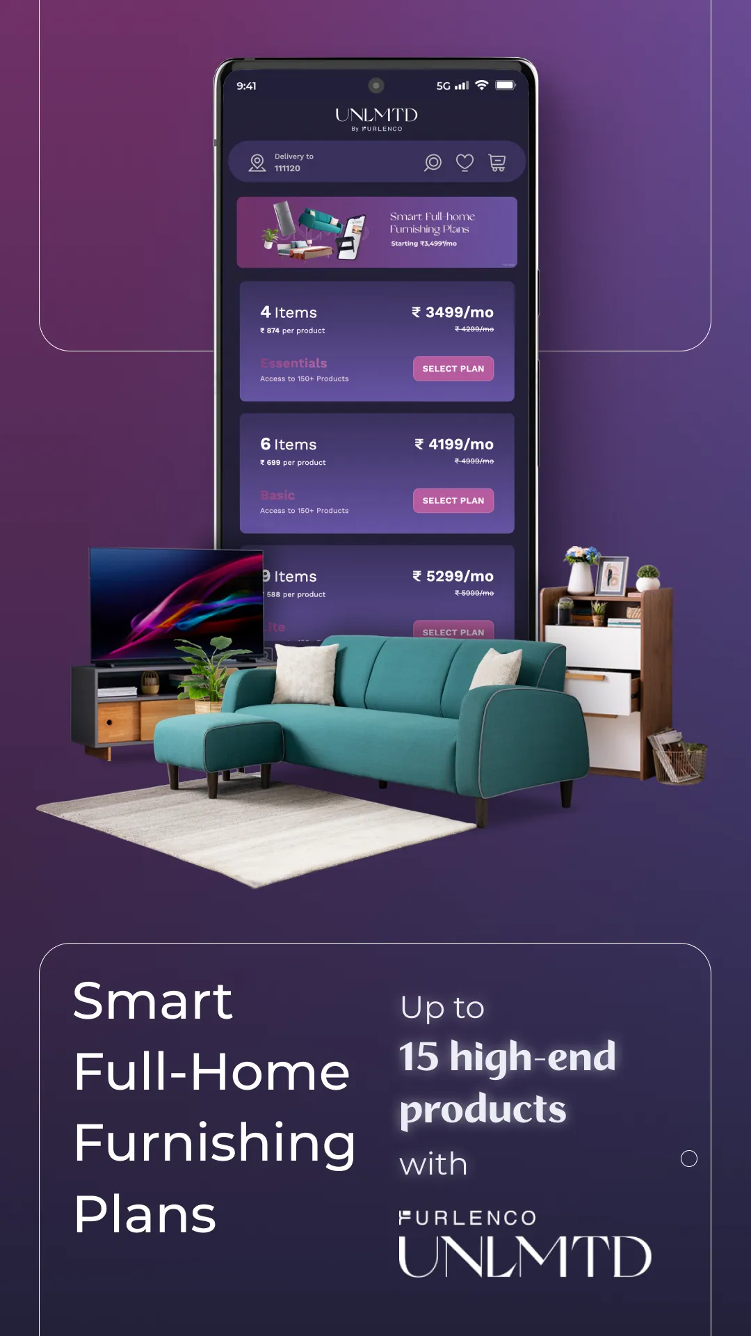 Furlenco: Rent & Buy Furniture | Indus Appstore | Screenshot