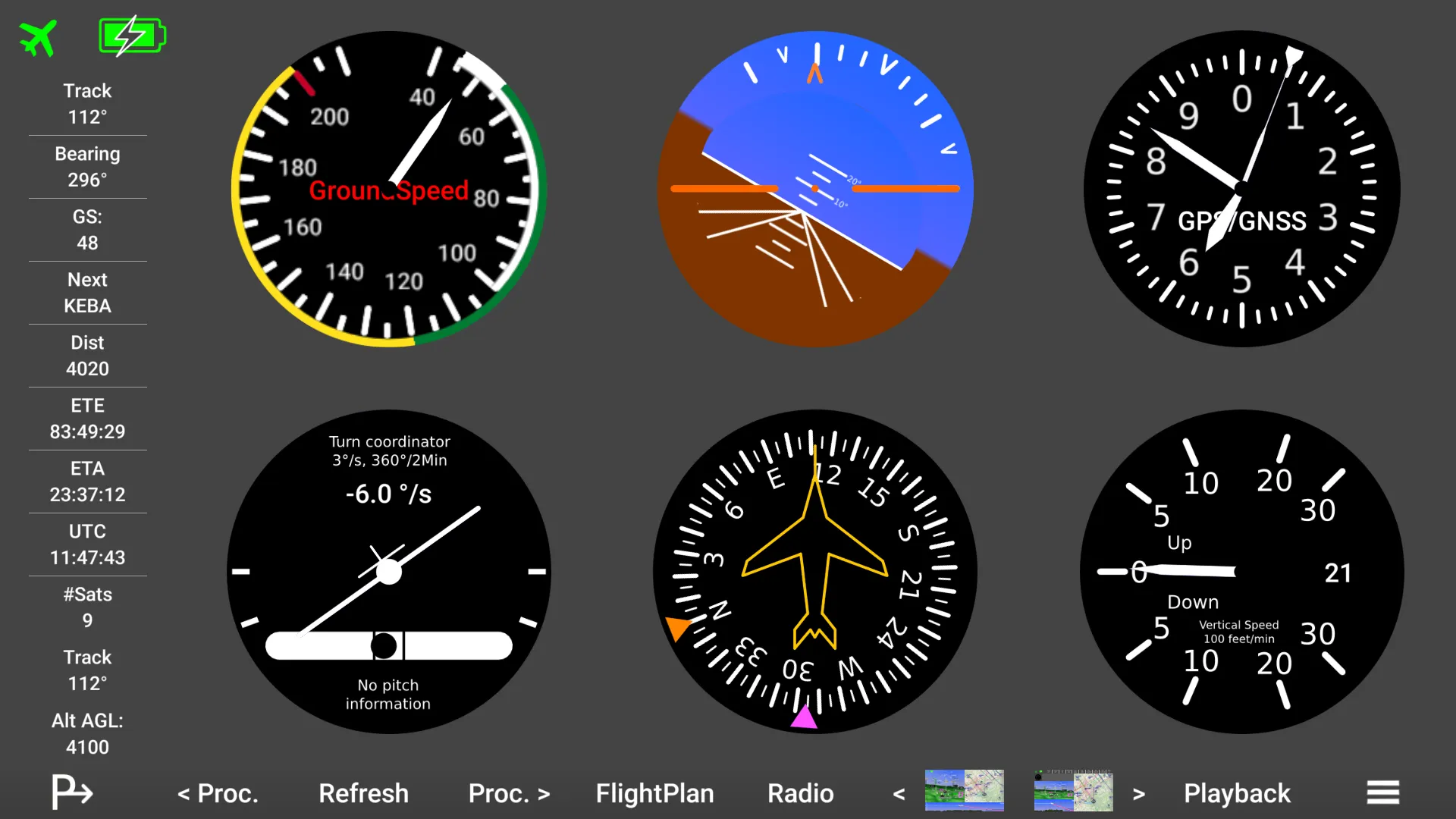 Horizon Portable Glass Cockpit | Indus Appstore | Screenshot