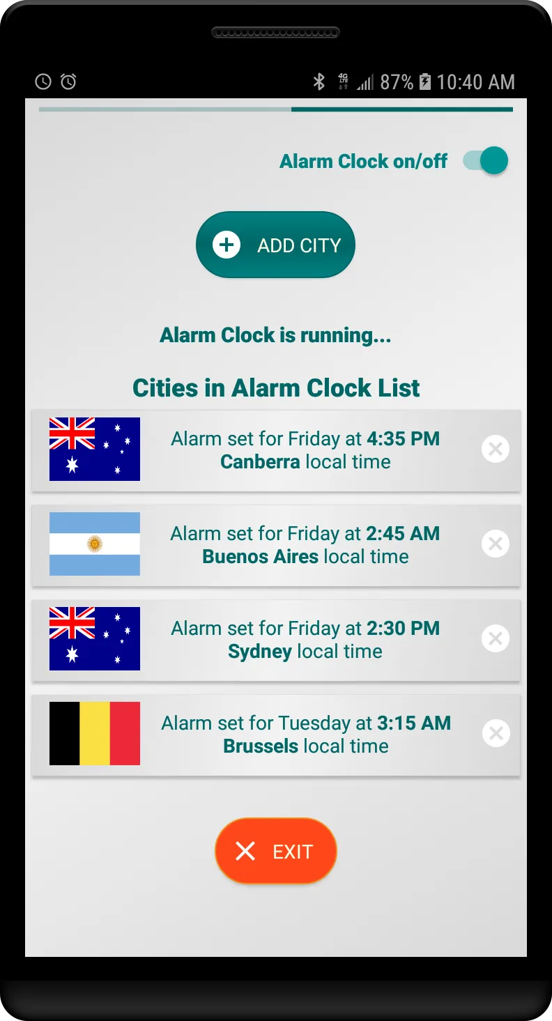 World Time Clock | Indus Appstore | Screenshot