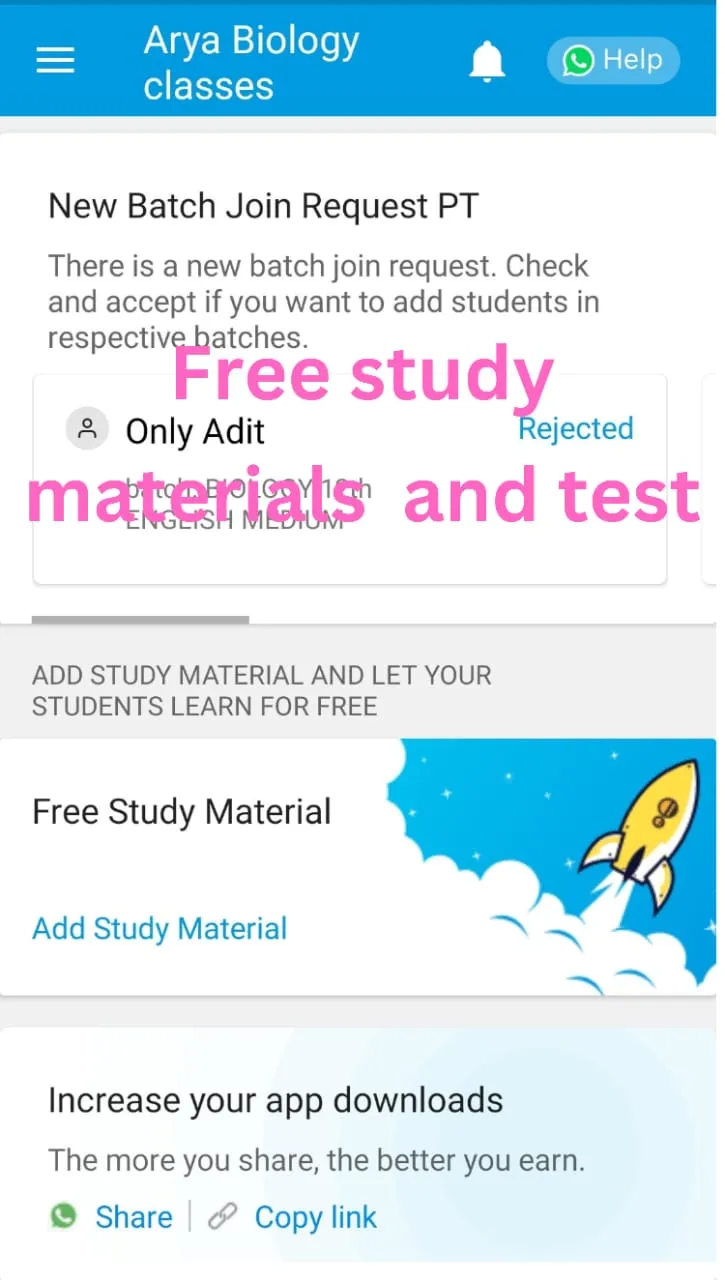 Arya Biology classes | Indus Appstore | Screenshot