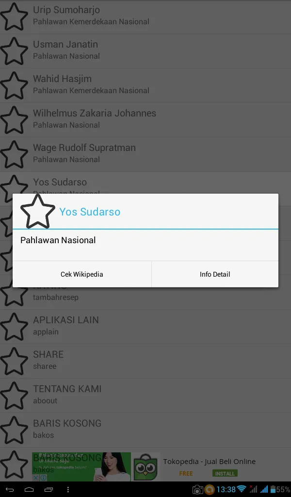 Pahlawan Nasional Indonesia | Indus Appstore | Screenshot