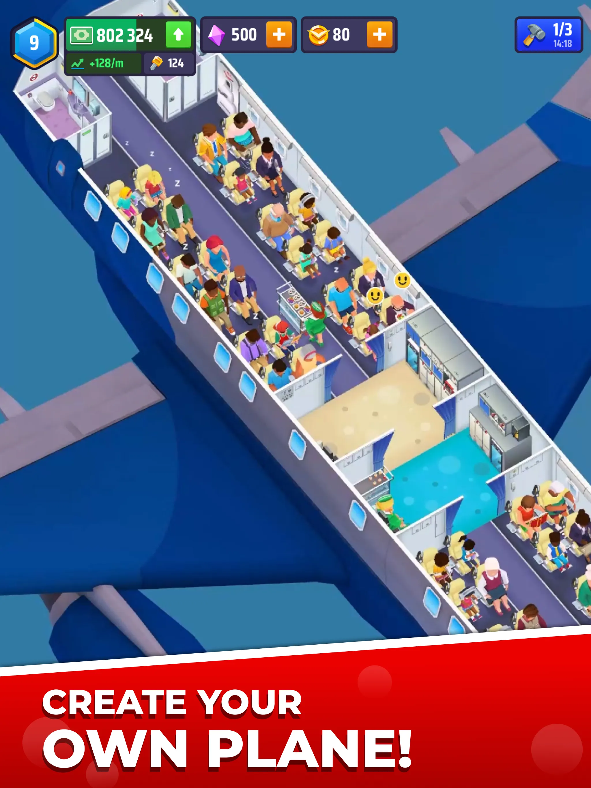 Idle Airplane Inc. Tycoon | Indus Appstore | Screenshot