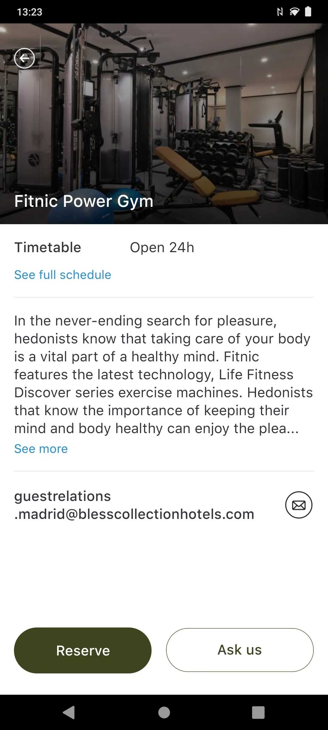Palladium Hotel Group | Indus Appstore | Screenshot