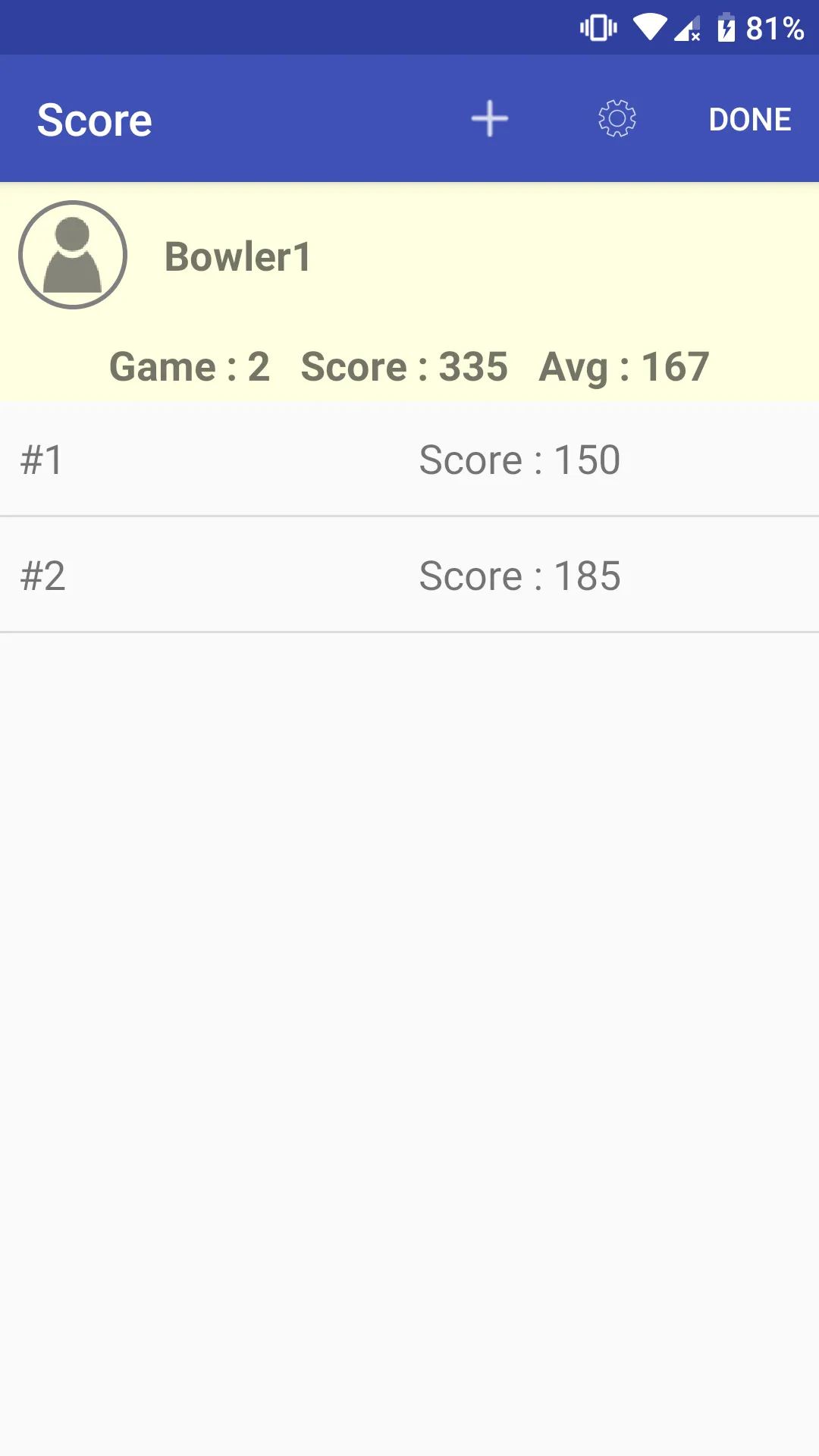 Duckpin / candlepin scoreboard | Indus Appstore | Screenshot