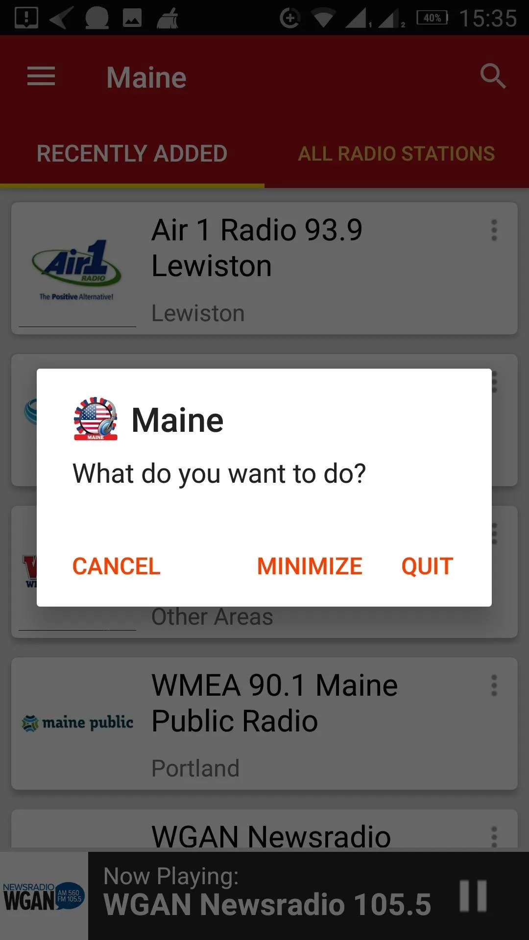 Maine Radio Stations - USA | Indus Appstore | Screenshot