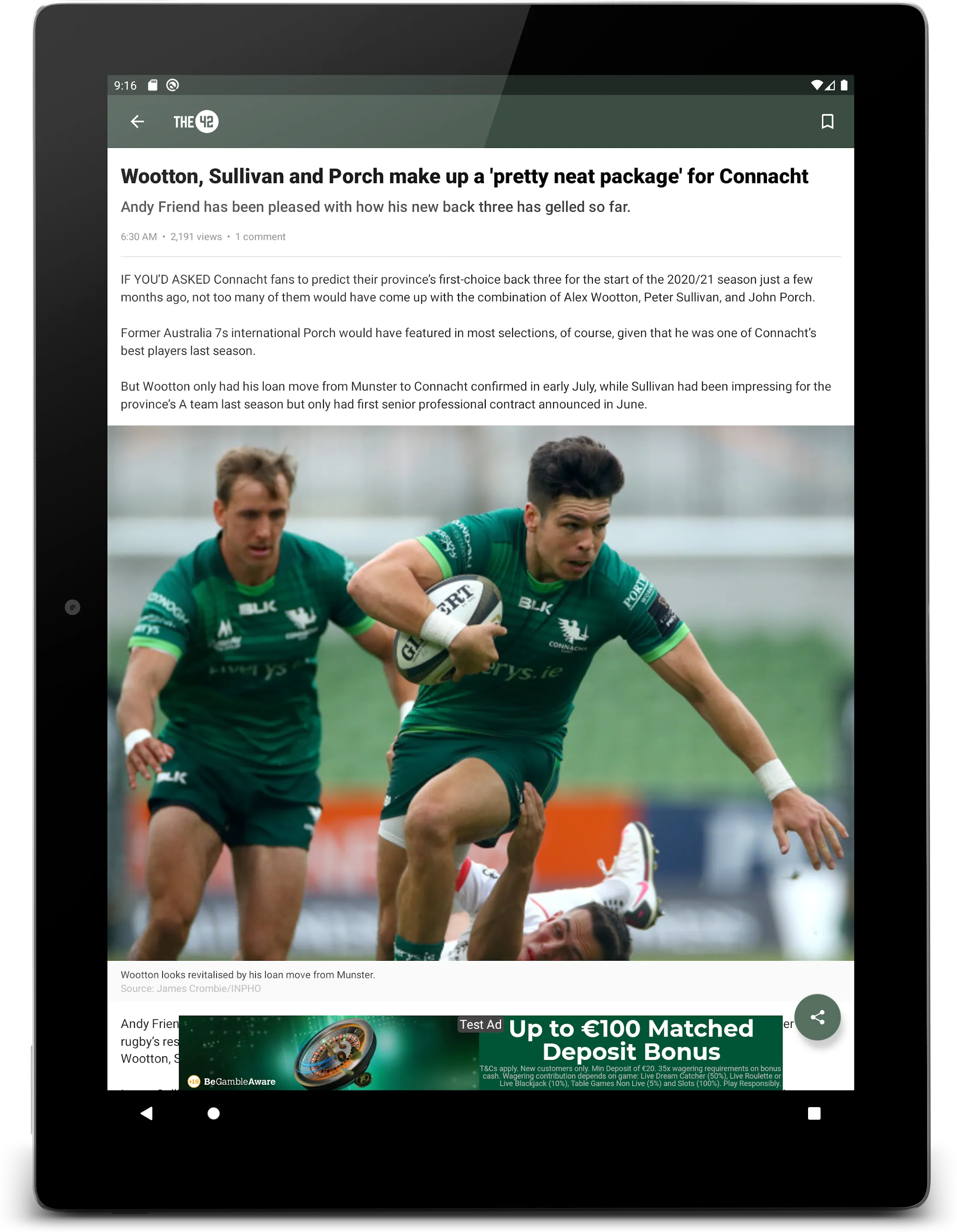 The42.ie Sports News | Indus Appstore | Screenshot