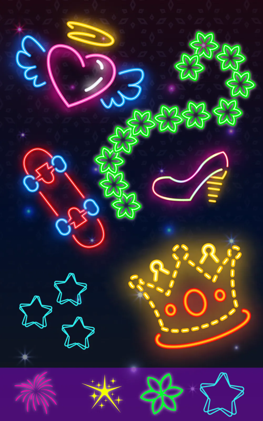 Glow Doodle Art - Color & Draw | Indus Appstore | Screenshot