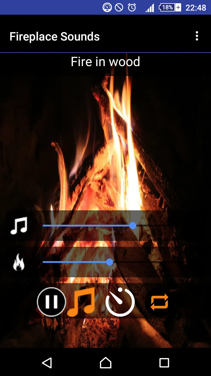 Relax & Sleep Fireplace Sounds | Indus Appstore | Screenshot