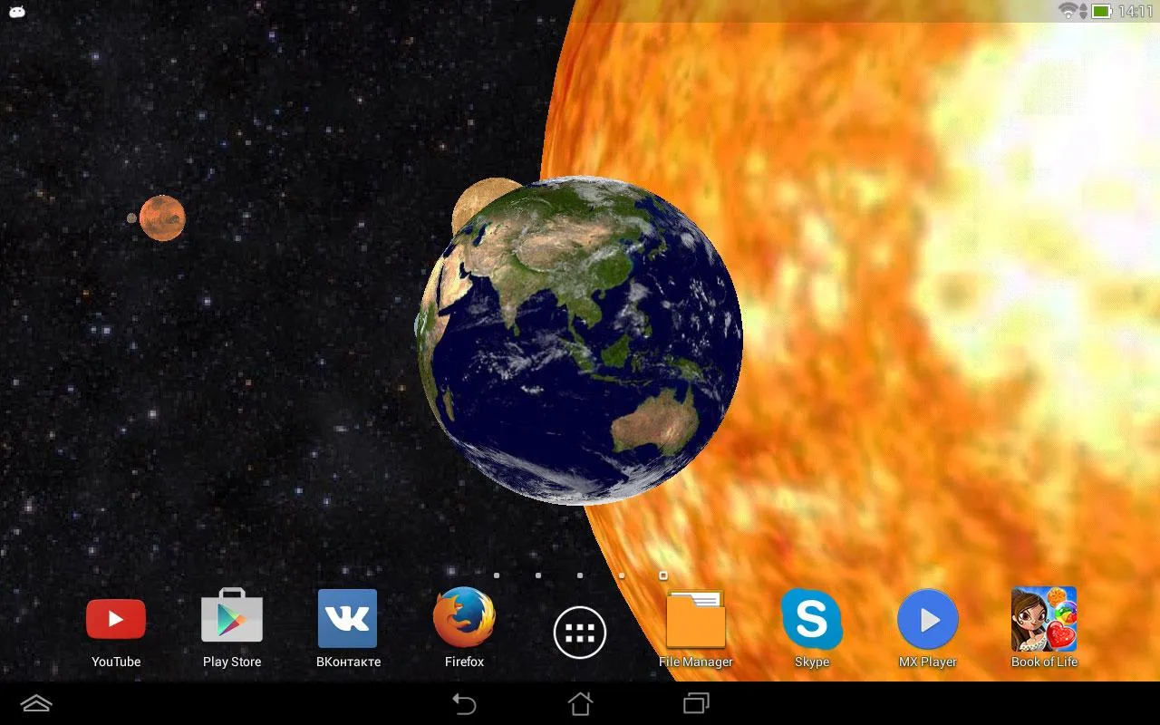 Solar System 3D Live Wallpaper | Indus Appstore | Screenshot