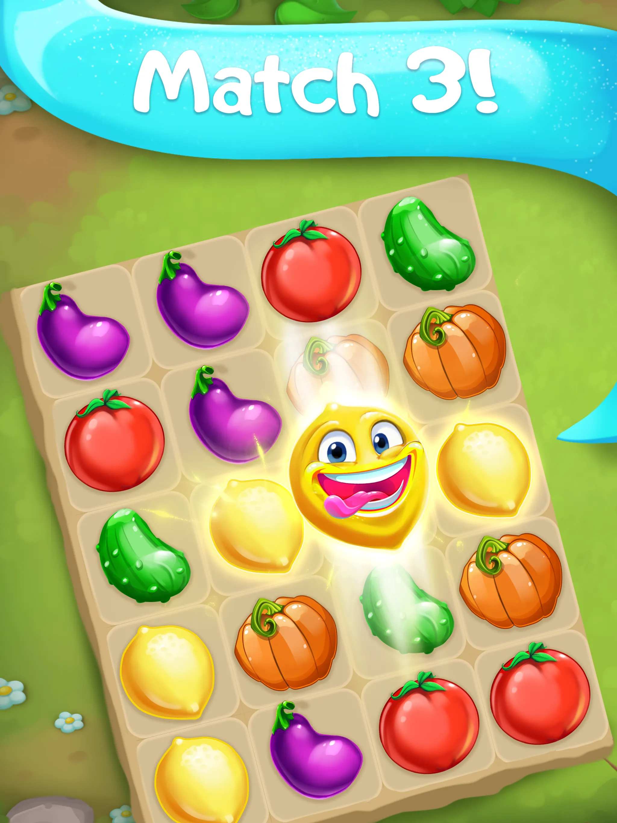 Funny Farm match 3 Puzzle game | Indus Appstore | Screenshot