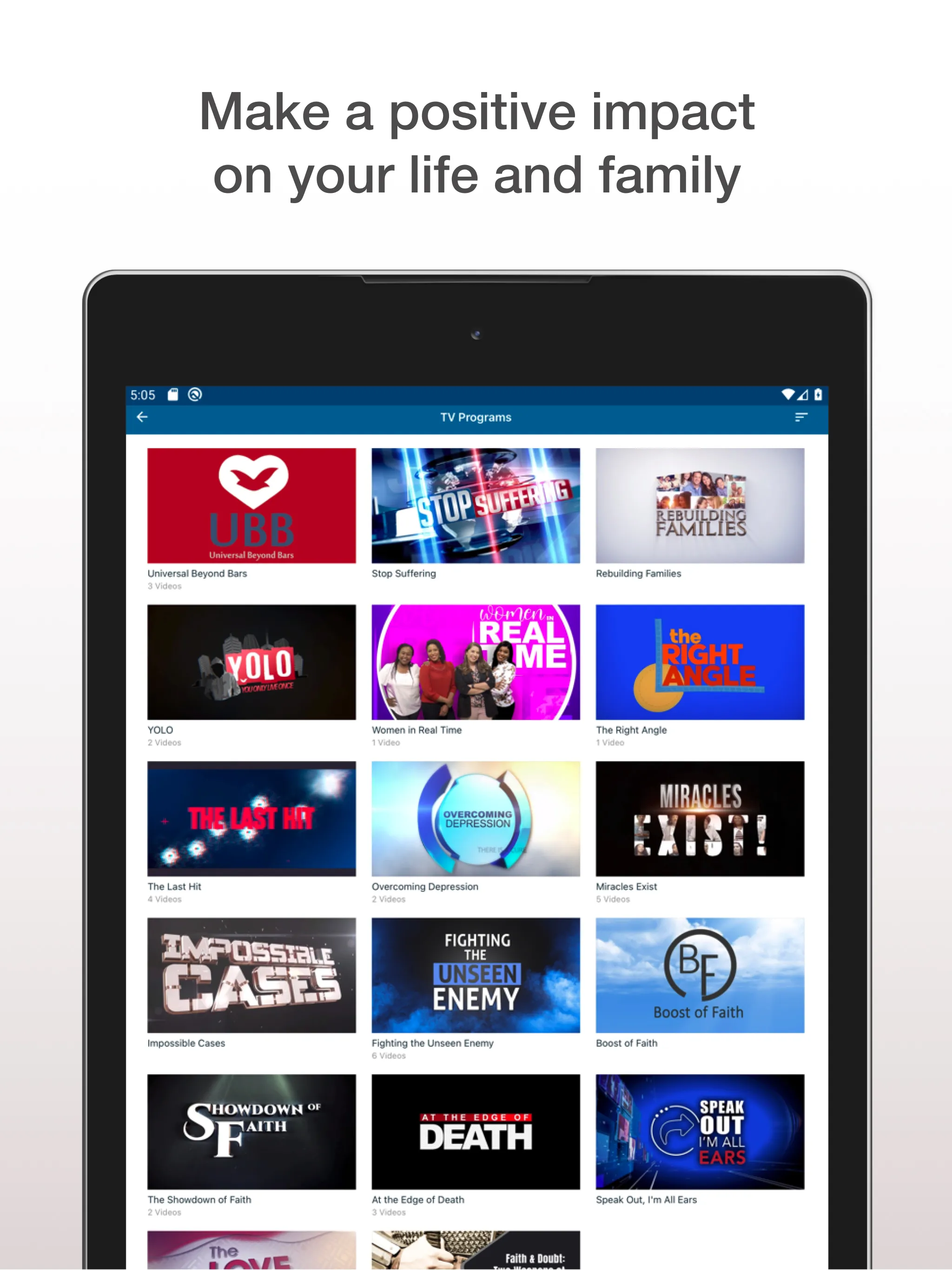 Universal Living Faith Network | Indus Appstore | Screenshot