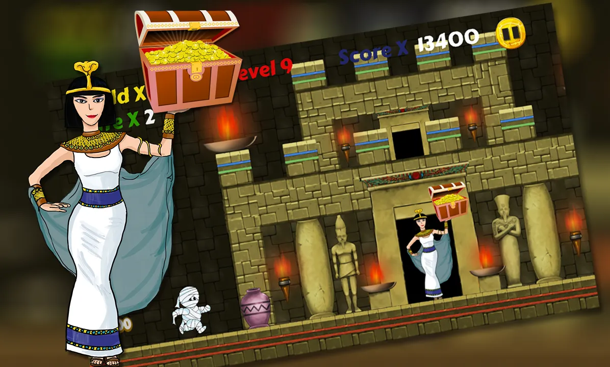 Egypt Mummy Run | Indus Appstore | Screenshot